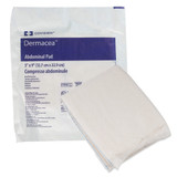 Dermacea Abdominal Pad 5 X 9 Inch NonSterile 880 per Case, 6196D, Case of 880