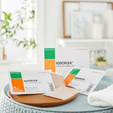 Iodoflex Pad Iodophor Impregnated Dressing Rectangle 2-1/8 X 3 Inch Sterile, 6602134010, Pack of 1