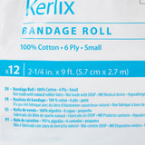 Kerlix Fluff Bandage Roll 2-1/4 Inch X 3 Yard 6-Ply NonSterile 12 per Pack, 1801-, Case of 96
