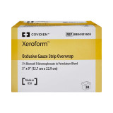 Petrolatum Impregnated Dressing Xeroform 5 X 9 Inch Gauze Bismuth Tribromophenate / Petrolatum Sterile 8884431605 Each/1 8884431605 KENDALL HEALTHCARE PROD INC. 163165_EA