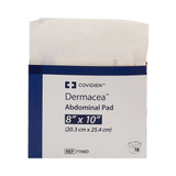Abdominal Pad Dermacea NonWoven / Fluff 8 X 10 Inch Rectangle Sterile 7198D Each/1 7198D KENDALL HEALTHCARE PROD INC. 566397_EA