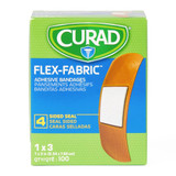 Comfort Cloth Adhesive Strip Fabric Tan 1 X 3 Inch Sterile, NON25660, Box of 100