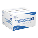 Dynarex Conforming Bandage 4 Inch X 4-1/10 Yard 1-Ply Sterile 1 per Pouch, 3114, Pack of 1