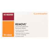 Remove Adhesive Remover Wipe 50 per Box Alcohol Based, 403100, Pack of 1