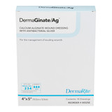 DermaGinate/ Ag Silver Alginate Dressing 4 X 5 Inch Rectangle Sterile, 00525E, Pack of 1