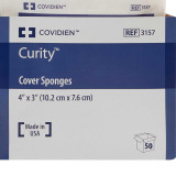 Nonwoven Sponge Curity™ 3 x 4 Inch 2 per Pack Sterile 4-Ply Rectangle 3157 Tray/25 3157 Curity™ 688661_TR Nonwoven Sponge Curity™ 3 x 4 Inch 2 per Pack Sterile 4-Ply Rectangle 3157 Tray/25 3157 Curity™ 688661_TR