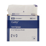 Curity Cellulose Filled Nonwoven Sponge 3 X 4 Inch 4-Ply Sterile 2 per Pack, 3157, Transaction of 25