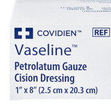 Vaseline Petrolatum Impregnated Dressing Strip 1 X 8 Inch Sterile, 8884417601, Box of 50