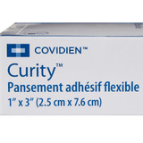 Curity Adhesive Strip Fabric Tan 1 X 3 Inch Sterile, 44101-, Case of 1200