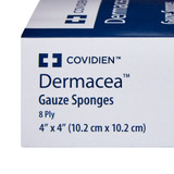 Dermacea Gauze Sponge 4 X 4 Inch 8-Ply Sterile 2 per Pack, 441001, Case of 600