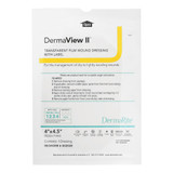 DermaView II Transparent Film Dressing 4 X 4-1/2 Inch Frame Style Delivery Rectangle Sterile, 00253E, Pack of 1