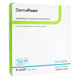 DermaFoam Foam Dressing 4 X 4-1/4 Inch Without Border Waterproof Backing Nonadhesive Rectangle Sterile, 00291E, Pack of 1