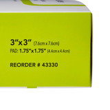 ComfortFoam Border Foam Dressing 3 X 3 Inch With Border Waterproof Backing Silicone Adhesive Square Sterile, 43330, Pack of 1