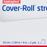 Cover-Roll Stretch Dressing Retention Tape with Liner White 4 Inch X 2 Yard Nonwoven Polyester NonSterile, 45548, Case of 12