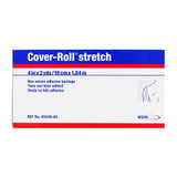 Cover-Roll Stretch Dressing Retention Tape with Liner White 4 Inch X 2 Yard Nonwoven Polyester NonSterile, 45548, Case of 12