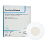 BorderedFoam Foam Dressing 4 Inch Diameter With Border Waterproof Backing Nonacrylic Adhesive Fenestrated Round Sterile, 00288E, Box of 10
