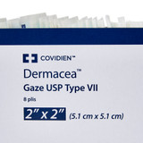 Dermacea Gauze Sponge 2 X 2 Inch 8-Ply Sterile 2 per Pack, 441204, Box of 50