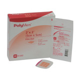 PolyMem Foam Dressing 2 X 2 Inch With Border Film Backing Adhesive Square Sterile, 203, Pack of 1