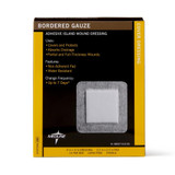 Medline Island Dressing 4 X 4 Inch Square Sterile Water Resistant Nonwoven Backing, MSC3244, Pack of 1