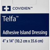 Adhesive Dressing Telfa 4 X 14 Inch Nonwoven Rectangle White Sterile 7544 Case/50 7544 KENDALL HEALTHCARE PROD INC. 235821_CS Adhesive Dressing Telfa 4 X 14 Inch Nonwoven Rectangle White Sterile 7544 Case/50 7544 KENDALL HEALTHCARE PROD INC. 235821_CS