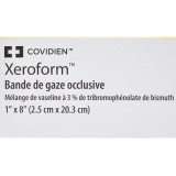 Petrolatum Impregnated Dressing Xeroform 1 X 8 Inch Gauze Bismuth Tribromophenate / Petrolatum Sterile 8884433301 Case/200 8884433301 KENDALL HEALTHCARE PROD INC. 147128_CS