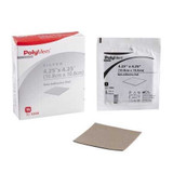 Foam Dressing with Silver PolyMem Silver 4 X 4 Inch Square Sterile 1044 Case/30 1044 FERRIS MANUFACTURING 481321_CS