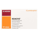 Adhesive Remover Remove Wipe 50 per Pack 403100 Case/1000 403100 UNITED / SMITH & NEPHEW 211501_CS Adhesive Remover Remove Wipe 50 per Pack 403100 Case/1000 403100 UNITED / SMITH & NEPHEW 211501_CS