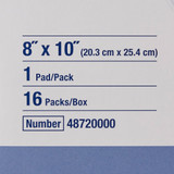 Sorbalux ABD Abdominal Pad 8 X 10 Inch 1-Ply Sterile 1 per Pouch, 48720000, Pack of 1