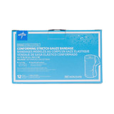 Medline Conforming Bandage 4 Inch X 4-1/10 Yard 1-Ply Sterile 1 per Pack, NON25498, Case of 96
