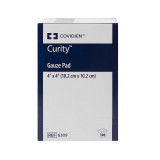 Gauze Sponge Curity Gauze 12-Ply 4 X 4 Inch Square Sterile 6309 Case/120 6309 KENDALL HEALTHCARE PROD INC. 10142_CS