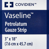 Vaseline Petrolatum Impregnated Dressing Strip 3 X 18 Inch Sterile, 8884414600, Case of 72