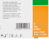 Iodoflex Pad Iodophor Impregnated Dressing Rectangle 2-1/8 X 3 Inch Sterile, 6602134010, Case of 36