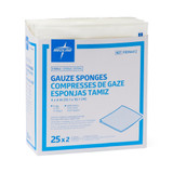 Medline Essentials Gauze Sponge 4 X 4 Inch 12-Ply Sterile 2 per Pack, PRM4412, Case of 600