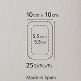 Cosmopor Steril Island Dressing 4 X 4 Inch Square Sterile Water Resistant Backing, 900820, Case of 200