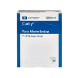 Curity Adhesive Strip Plastic Tan 1 X 3 Inch Sterile, 44115, Case of 3600