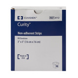 Curity Oil Emulsion Impregnated Dressing Square 3 X 3 Inch Sterile, 6112, Case of 600