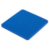DermaBlue+ Foam Silver Foam Dressing 4 X 4 Inch Square Sterile, 76040414, Box of 10