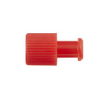 Red Cap Luer Replacement Cap, R2000B, Box of 100