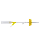 Saf-T-Intima Closed IV Catheter 24 Gauge 3/4 Inch BD Vialon Winged Hub Blood Control, 383313, Box of 25