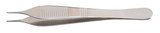 Dressing Forceps McKesson Adson 4-3/4 Inch Length Office Grade Stainless Steel NonSterile NonLocking Thumb Handle Serrated Tips 43-2-771 Pack of 1
