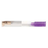 Right Angle Connector with Bolus Adapter Mini ONE 12 Inch Purple 8-1221 Each/1 8-1221 APPLIED MEDICAL TECHNOLOGY INC 729938_EA