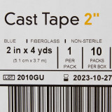 Cast Tape McKesson 2 Inch X 12 Foot Fiberglass Blue 115-2B Box/10 115-2B MCK BRAND 733685_BX