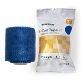 McKesson Cast Tape, 2'' x 12 ft, Blue, 10 Rolls per Box, Box of 10