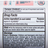 Pain Relief McKesson Brand 81 mg Strength Chewable Tablet 36 per Bottle 60-911-36 BT/36 60-911-36 MCK BRAND 555693_BT