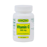 Vitamin C Supplement McKesson Brand 500 mg Strength Tablet 100 per Bottle 60-841-01 BT/100 60-841-01 MCK BRAND 555702_BT