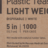 McKesson Teaspoon General Purpose White Polypropylene, 16-70034, Case of 1