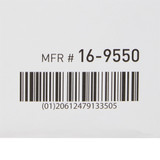 McKesson Flexible Drinking Straw 7-3/4 Inch Length White Individually Wrapped, 16-9550, Box of 1