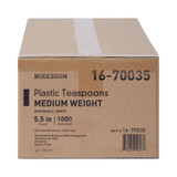 McKesson Teaspoon General Purpose White Polypropylene, 16-70035, Case of 1000