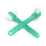 Denture Brush McKesson 2-Sided Bristle Green 16-TBDEN Each/1 16-TBDEN MCK BRAND 472578_EA