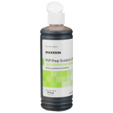 Skin Prep Solution McKesson 8 oz. Flip-Top Bottle 10% Strength Povidone-Iodine NonSterile 034 Pack of 1 McKesson 1043538_EA